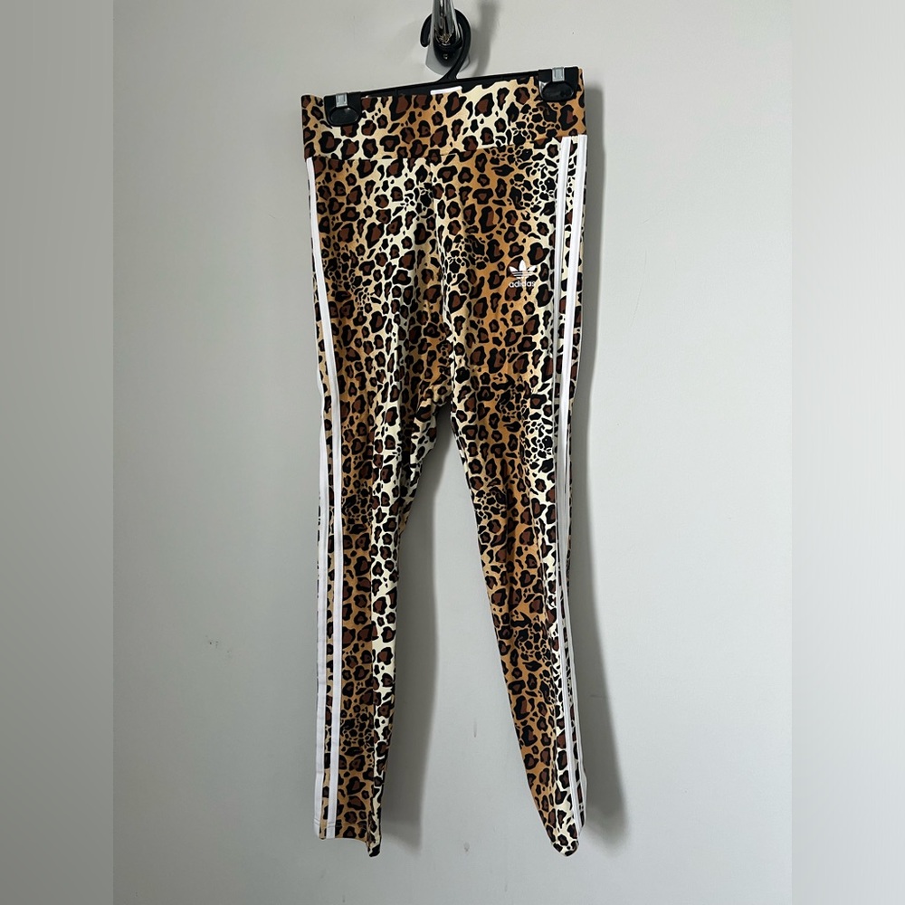 adidas stretch leggings - limited edition 2020 leopard print pattern - NWT